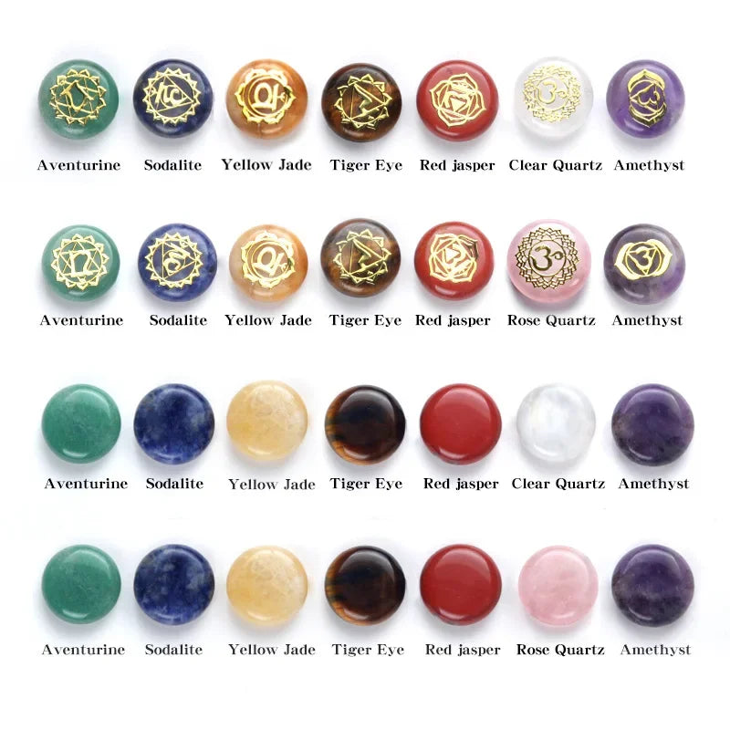 Mini Chakra Healing Stones