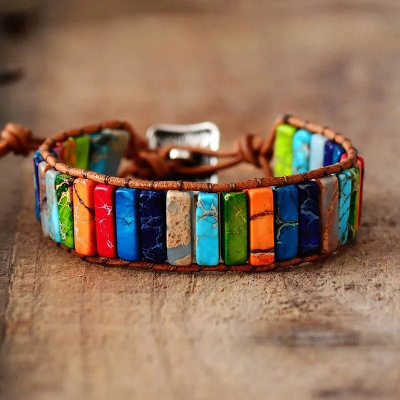 Boho Chakra Wrap Bracelet