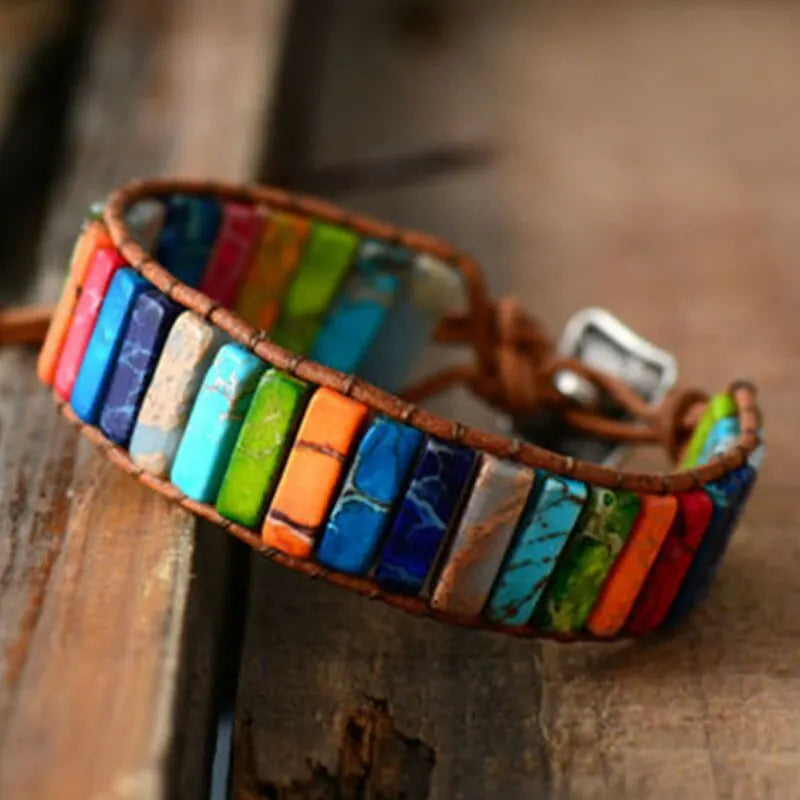 Boho Chakra Wrap Bracelet