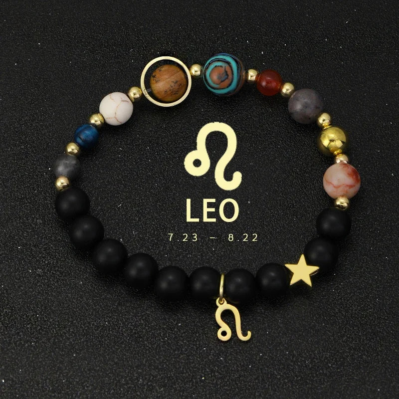 Zodiac Galaxy Stone Bracelets