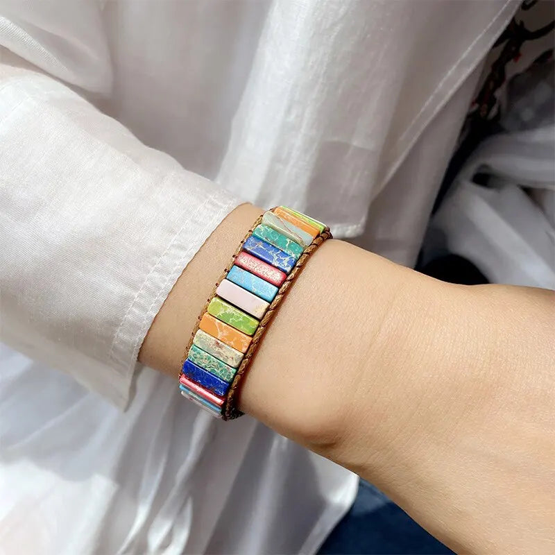 Boho Chakra Wrap Bracelet