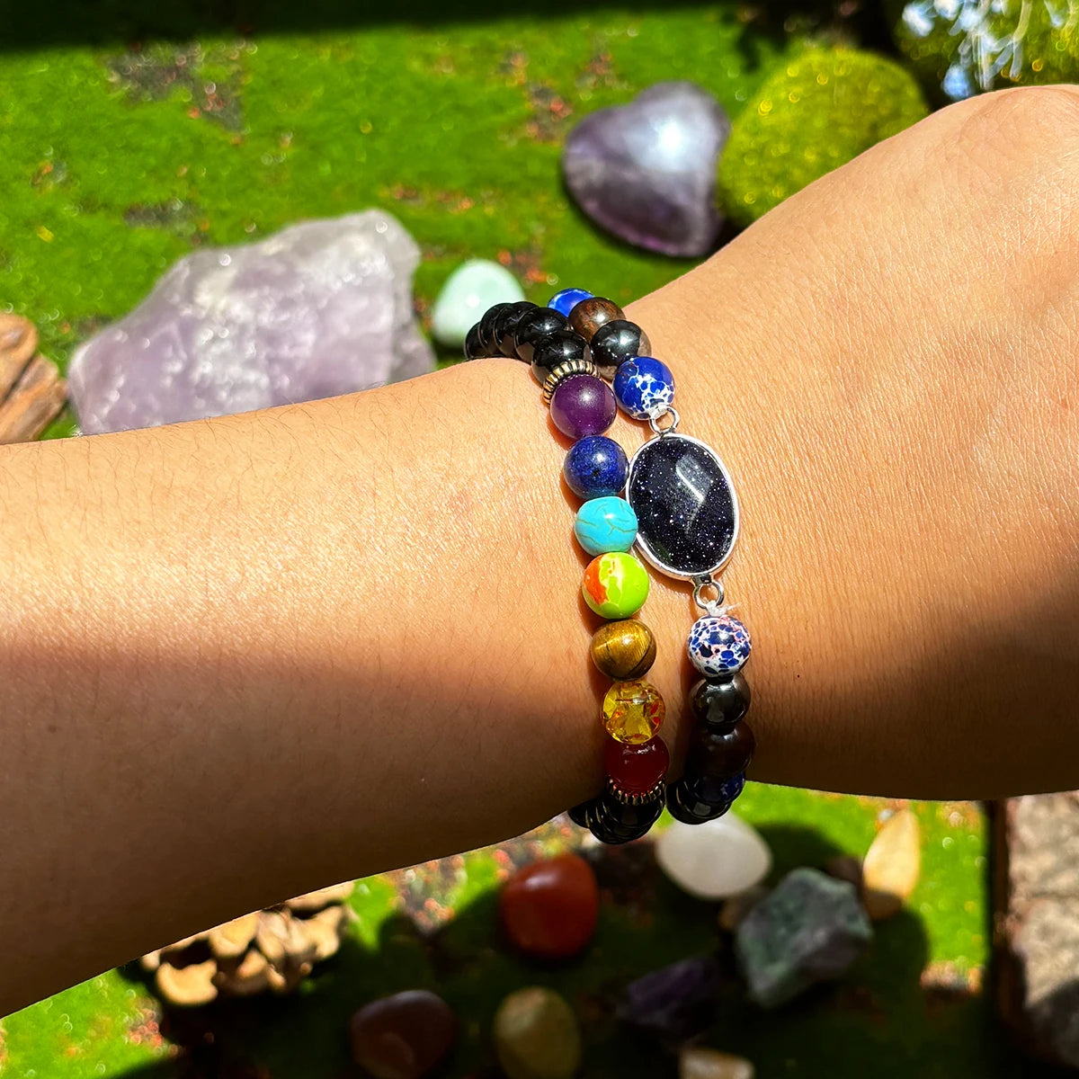 Lapis Third Eye Bracelet