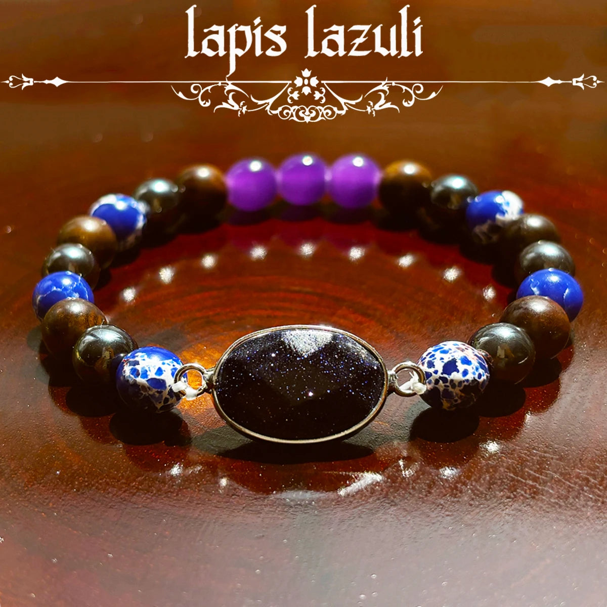 Lapis Third Eye Bracelet