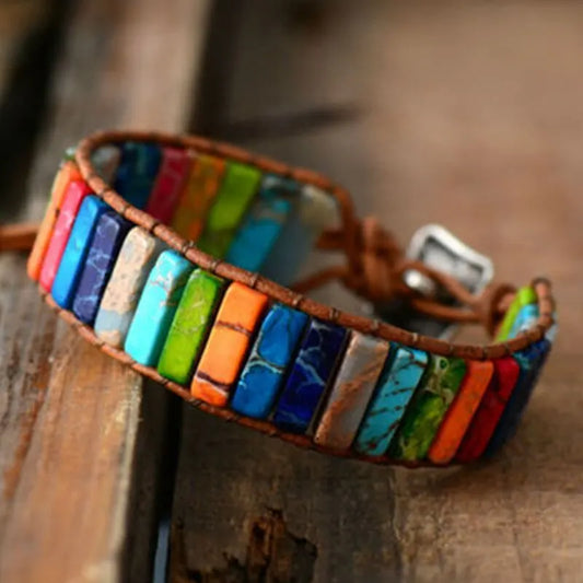 Boho Chakra Wrap Bracelet
