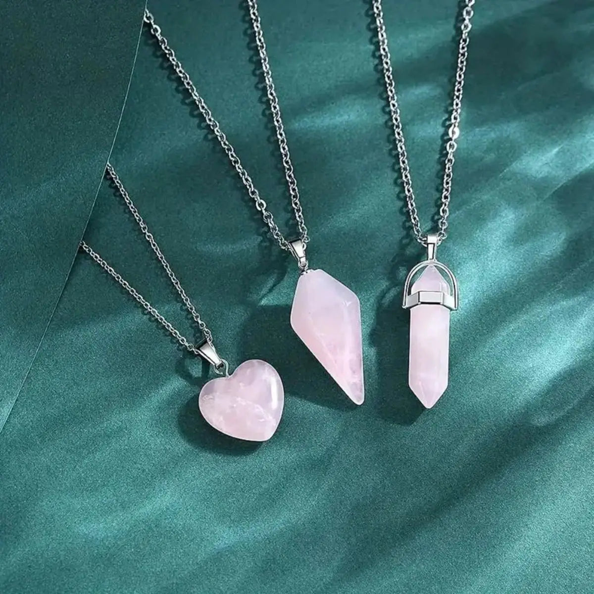 Healing Rose Quartz Trio
