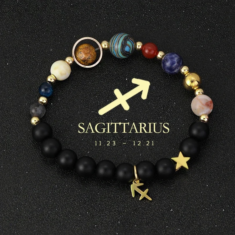 Zodiac Galaxy Stone Bracelets