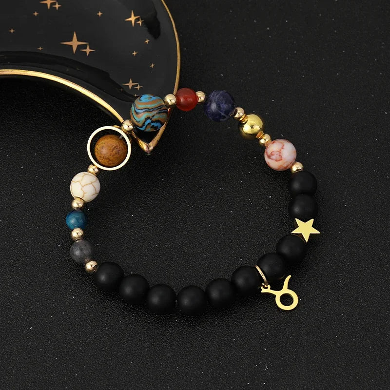 Zodiac Galaxy Stone Bracelets
