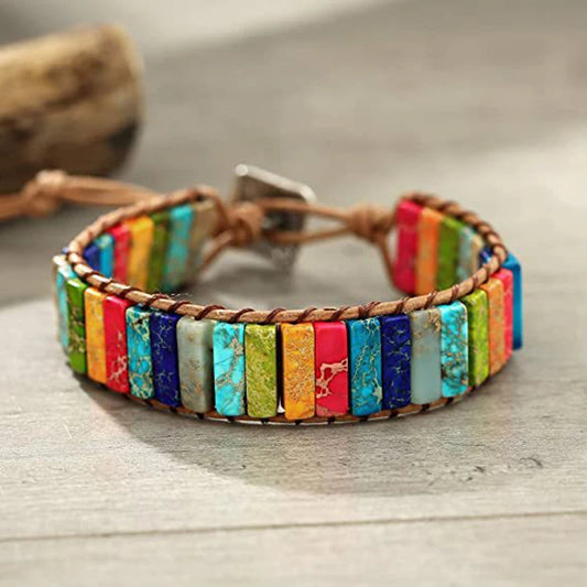 Boho Chakra Wrap Bracelet